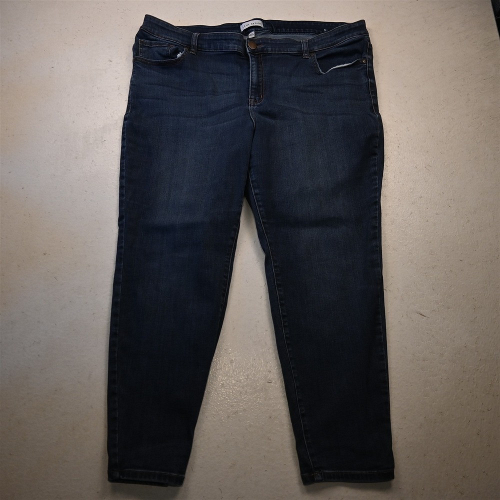 Lane Bryant 22 High Rise Slim Medium Stretch Denim Womens Jeans
